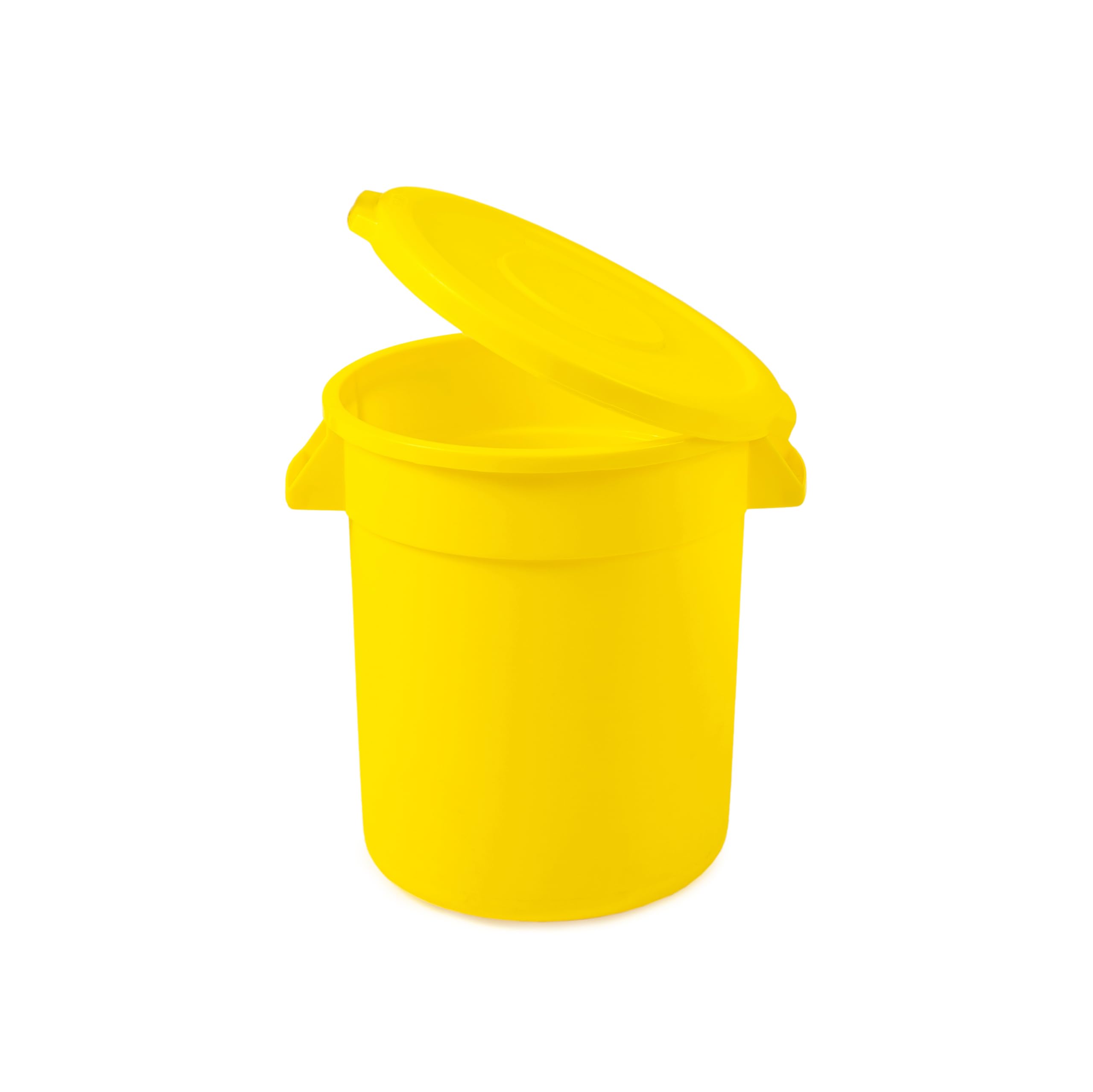 Amazon.com: PRO&Family 20 Gallon Yellow Round Commercial Trash Can